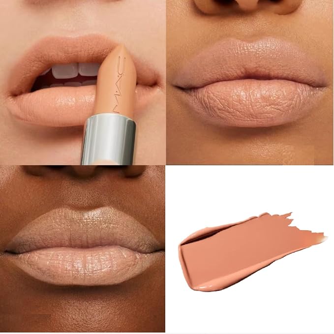 MAC Cosmetics M.A.Cximal Sleek Satin Lipstick - 833 Creme D'Nude (pale peachy beige) - 0.12 oz / 3.5 g