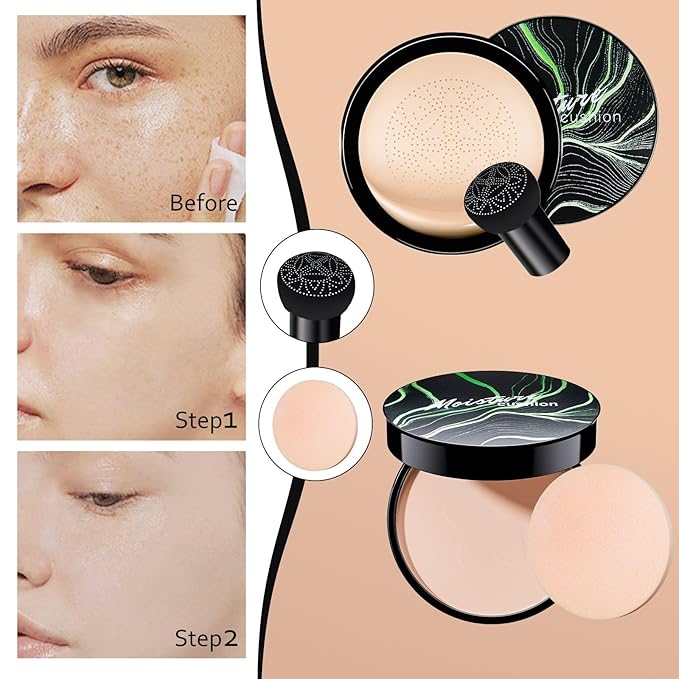 Mushroom Head Air Cushion CC Cream with Setting Women (Natural)