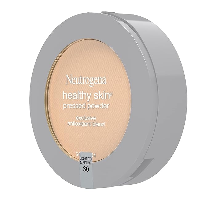 Neutrogena Healthy Skin Pressed Makeup Powder Compact with of 2) 34 oz
