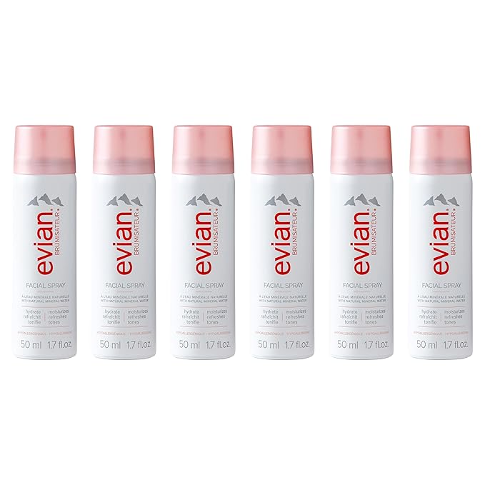 Evian Facial Spray, 1.7 oz. Travel 6-Pack