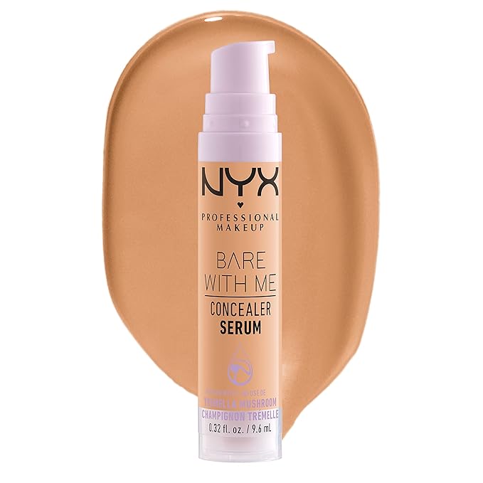 NYX PROFESSIONAL MAKEUP Bare With Me Concealer Serum, Medium Golden