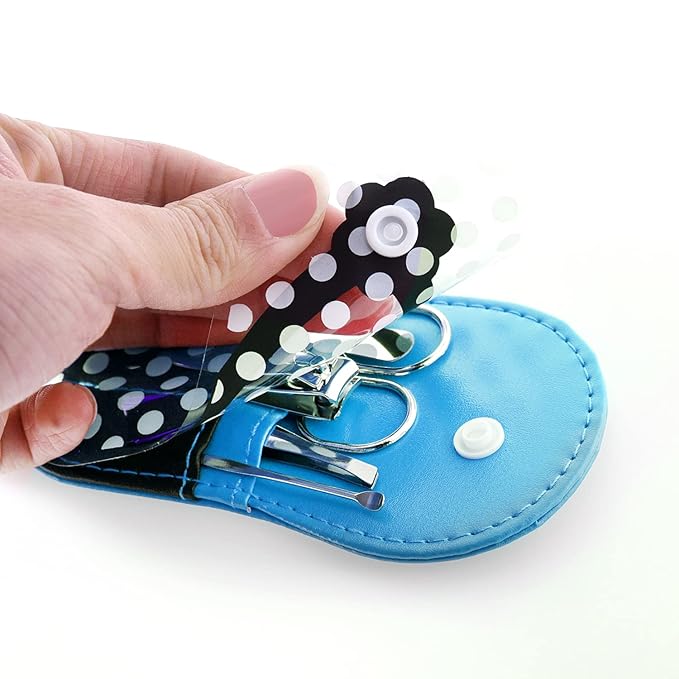 Polka Dot Flip Flop Manicure