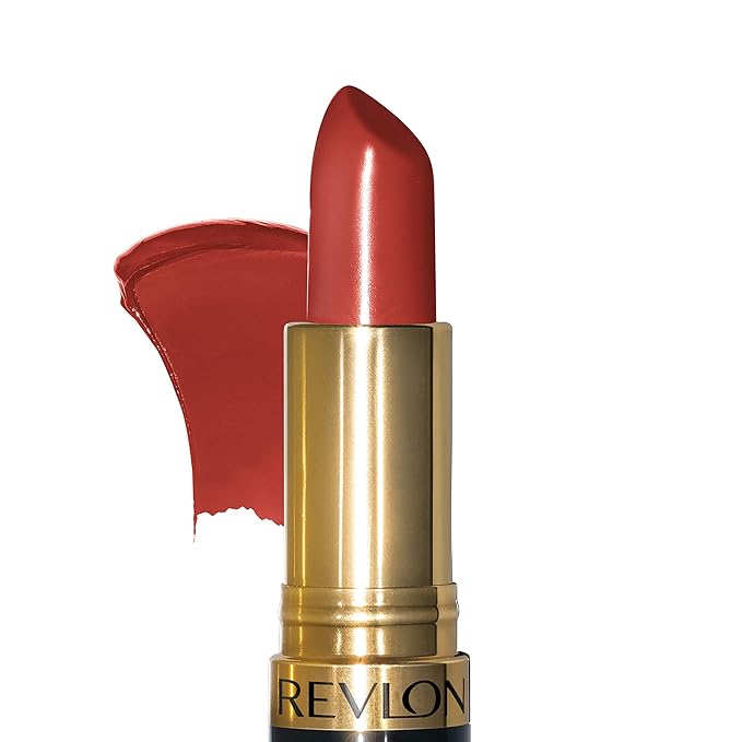 REVLON Super Lustrous Lipstick, High Impact Lipcolor with Moisturizing Creamy Formula, Infused with Vitamin E and Avocado Oil in Red/Coral, Extra Spicy (761) (Pack of 4)
