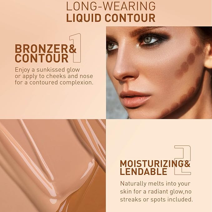 Liquid Contour Stick, Soft Cream Contour Makeup, Liquid Contouring Makeup