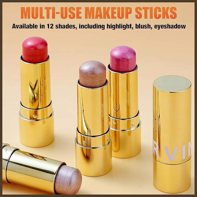 MIELIKKI Cream Highlighter Stick, Contour Stick Makeup, Shades Highlight #04