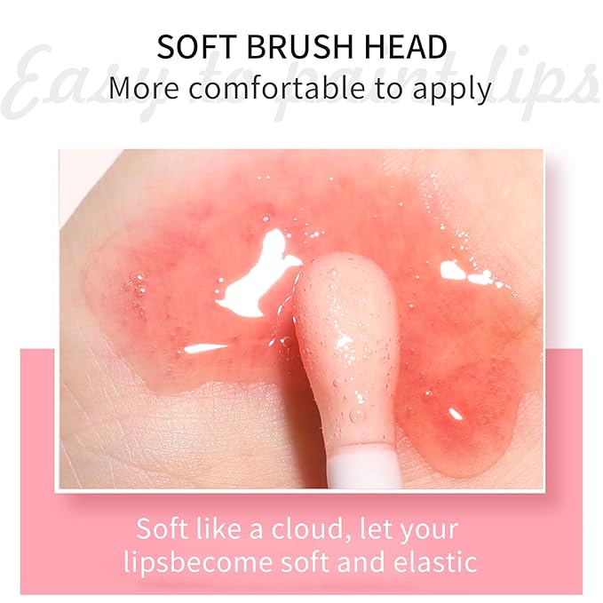 Ultimate Luxe Lip Oil Hydrating Fruit-Flavored Oils with Soft Brush for Moisturized, Full, and Radiant Lips (#05, SINGLE)