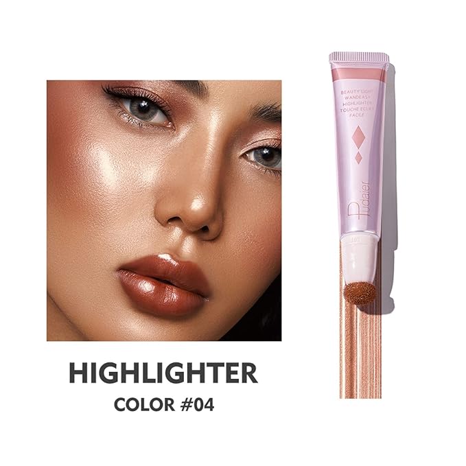 Liquid Contour Beauty Wand, Cream Contour Stick with (HIGHLIGHTER 04)