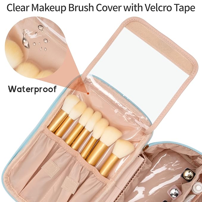 Ocheal makeup bag, portable cosmetic
