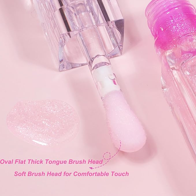 QrBxa 1 PCS Color Changing Lip Oil,Moisturizing Color Changing Lip Gloss,Non-sticky Nourishing Repairing Primer Lip Tint