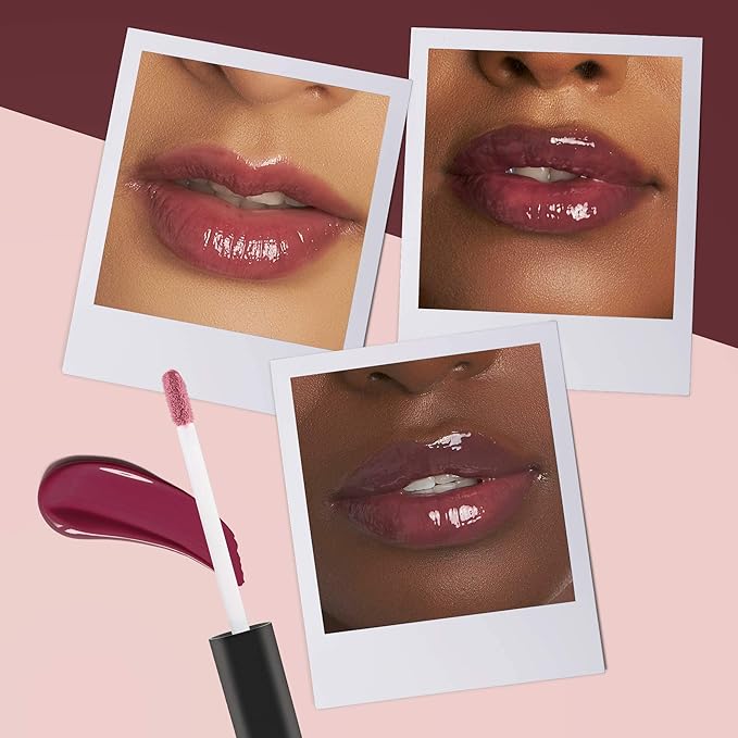 Mented Cosmetics Lip Gloss Bundle | Vegan, Paraben-Free, Cruelty-Free Gloss Topper | Long Lasting and Moisturizing Lipgloss (#1 Cran & Berry Me)