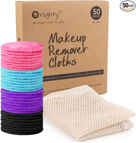 Orighty microfiber makeup remover pads