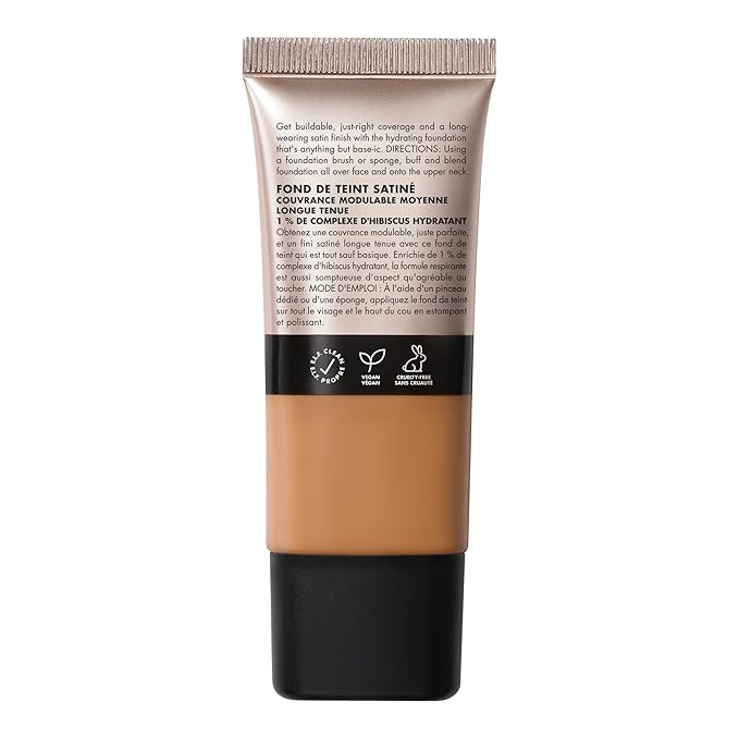 e.l.f. Soft Glam Foundation, Medium Coverage, Long-Lasting & Tan Neutral