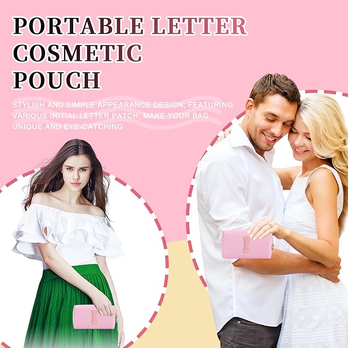 Personalized initial letter patch makeup