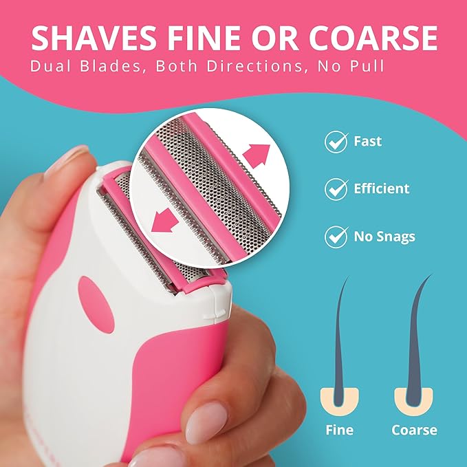 Electric Razors for Women, Shaving Machine for Private Area, Womens Electric Razor for Smooth Grooming, Female Bikini Trimmer Women for Pubic Hair, Lady Bikini Shaver (Color Varies)