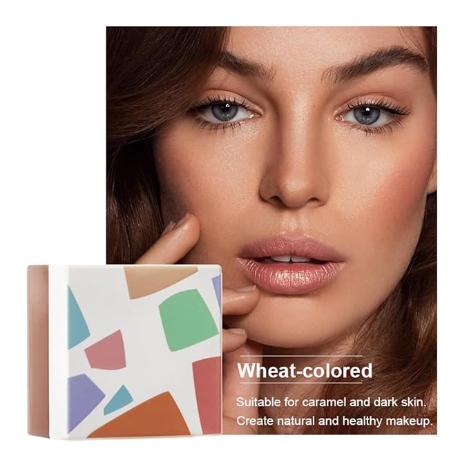 MAEPEOR Setting Powder 8 Colors Smooth and Lightweight P05 Wheat-Colored) 76 oz