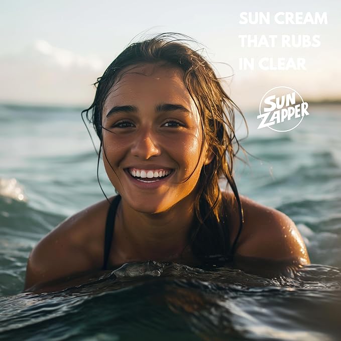 Sun Zapper Clear Zinc Sunscreen SPF 50+ 3.4 oz (100mL)