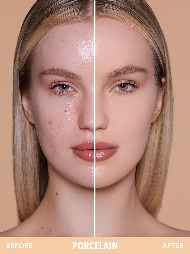 SHEGLAM SKin-Focus Full Coverage Powder Foundation Oil-Control Lightweight