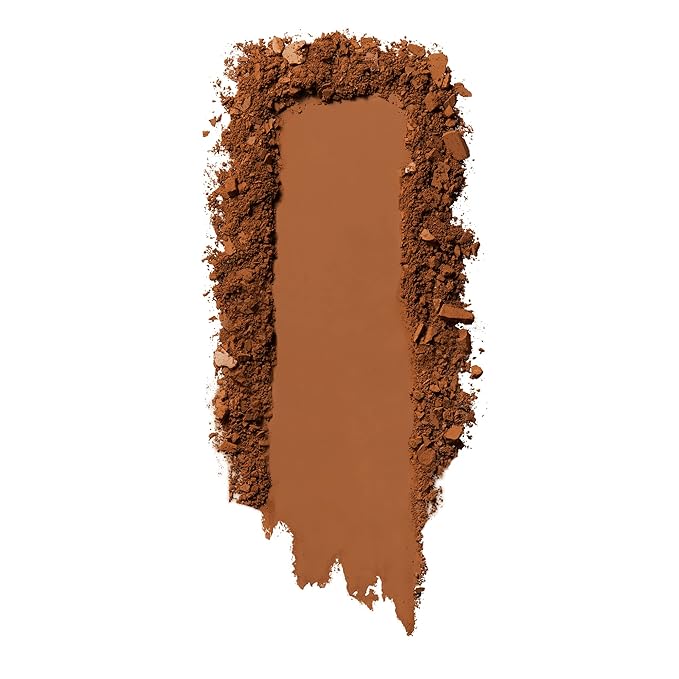 e.l.f. Camo Powder Foundation, Lightweight, Primer-Infused Buildable & Long-Lasting Medium-to-Full Coverage Pressed Foundation for Face, Tan 450 N