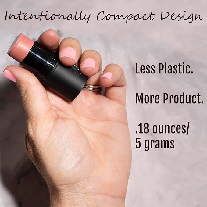 Organic Tint Tube, 100% Natural Vegan Gluten-Free Cream Highlighter Multi-Stick, Made in USA, Moscato