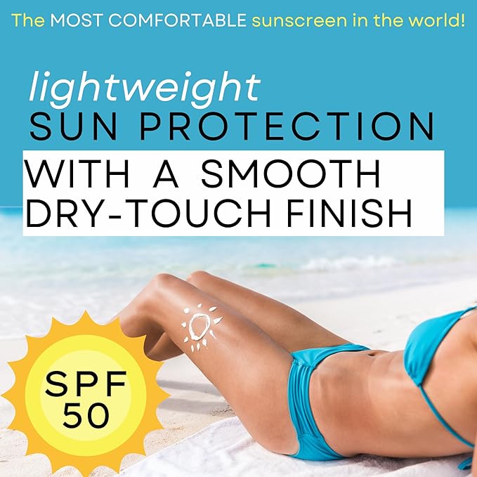 Surface Dry Touch Sunscreen Stick, Water Resistant, UVA/UVB Broad Spectrum, Fast Drying Protection, PABA Free - 1.5oz - SPF 50-2 Count
