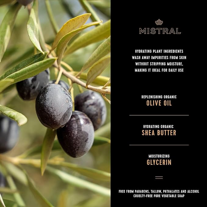 Mistral Bar Soap, Golden Tobacco, Large Bar