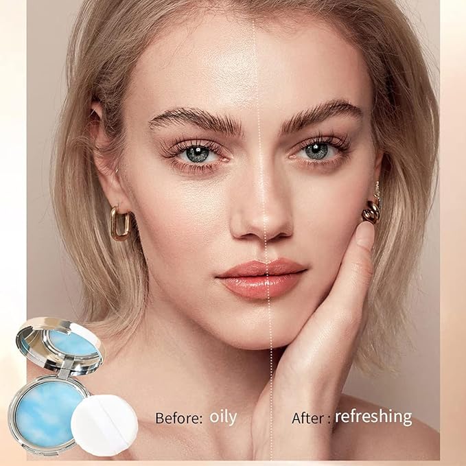 Oil Control Face Pressed Powder,Jelly Pressed Powder Face