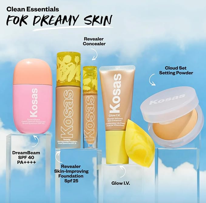 Kosas Mini Cloud Set Face Setting Powder - Long-Lasting (Breezy)