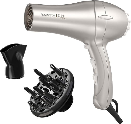 REMINGTON Shine Therapy Argan Oil & Keratin Hair Dryer/Blow Dryer