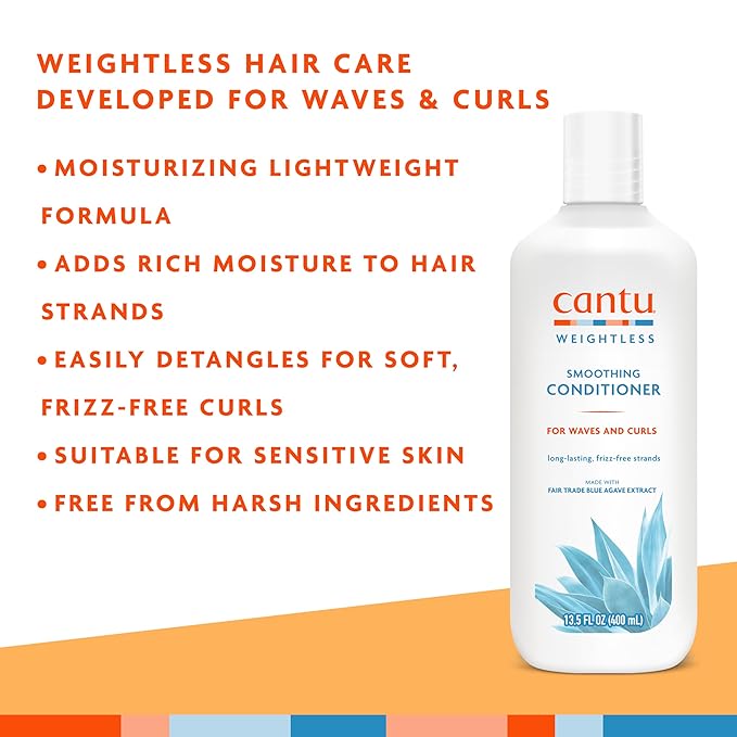 Cantu Weightless Smoothing Conditioner, 13.5 fl oz