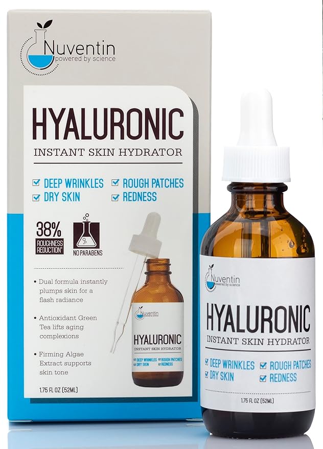 Hyaluronic Acid Serum Anti Aging Skin Care Facial Booster For Face - Hydro-Boost Moisturizer Booster W/Vitamin C & Vitamin E For Wrinkles, Fine Lines, Dark Spots, & Dry Skin, 1.75 Fl Oz