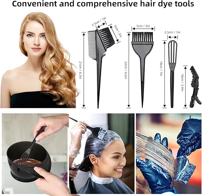 ROOHUA 17 Pieces Hair Dye