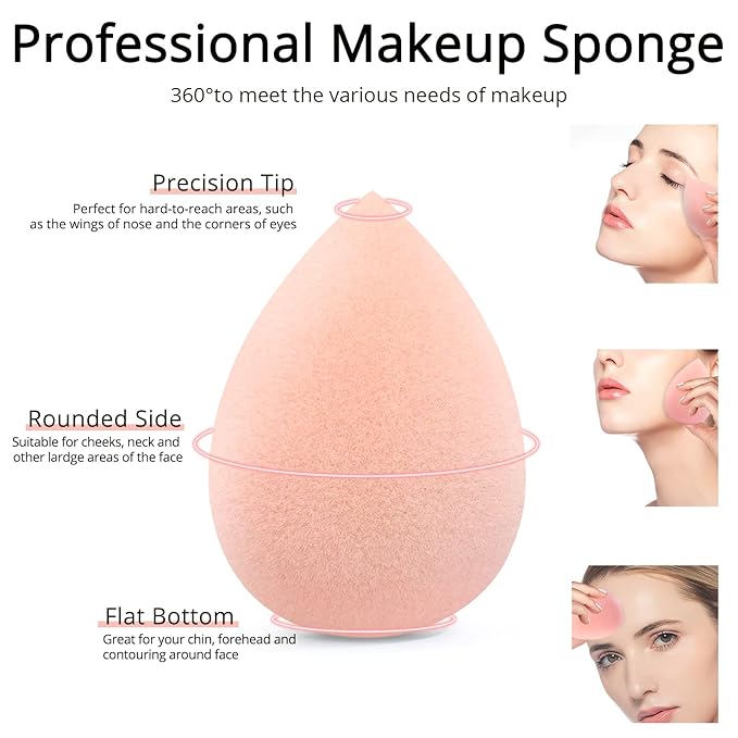 BEAKEY Makeup Sponge Set, Foundation Blending