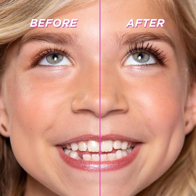 Petite 'n Pretty - Fully Feathered Volumizing Mascara & 10K Shine Lip Gloss (Diamond Heist) - Natural and Non-Toxic Face Makeup for Kids, Children, Tweens and Teens