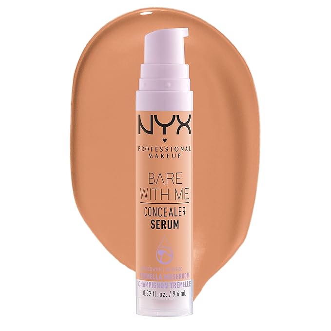 NYX PROFESSIONAL MAKEUP Bare With Me Concealer Serum, Light Tan