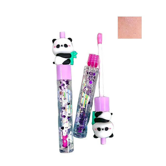 PandaTemperature Change Moisturizer Long Lasting Nutritious Magic Color Change Lip Gloss，For Dry Lip's Moisturizing Hydrating And Nourishing ，Nourishing，Long-Lasting (purple, 1)