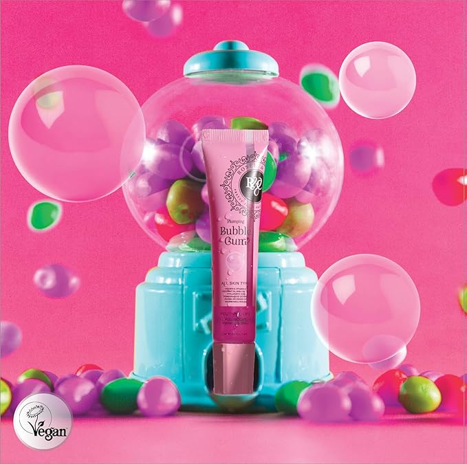 ROSÉE & CO Rosee Lip Gloss Vegan & Cruelty Free Treatment, Professional Make up, Long Lasting Glossy with Shea Butter, Moisturize, Protect & Smooth, High Shine, Non-Sticky (h. Bubble Gum, 0.5)