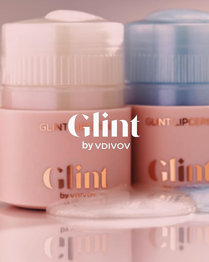Glint Lipcerin (Star Bouquet, 0.5fl oz) - Long Lasting Hydrating lip gloss with Shea Butter for a Natural Looking, Korean Skin care. Ideal for Chapped, Dry, Cracked, Damaged Lips.