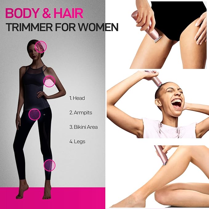 PRITECH Bikini Trimmer for Women,