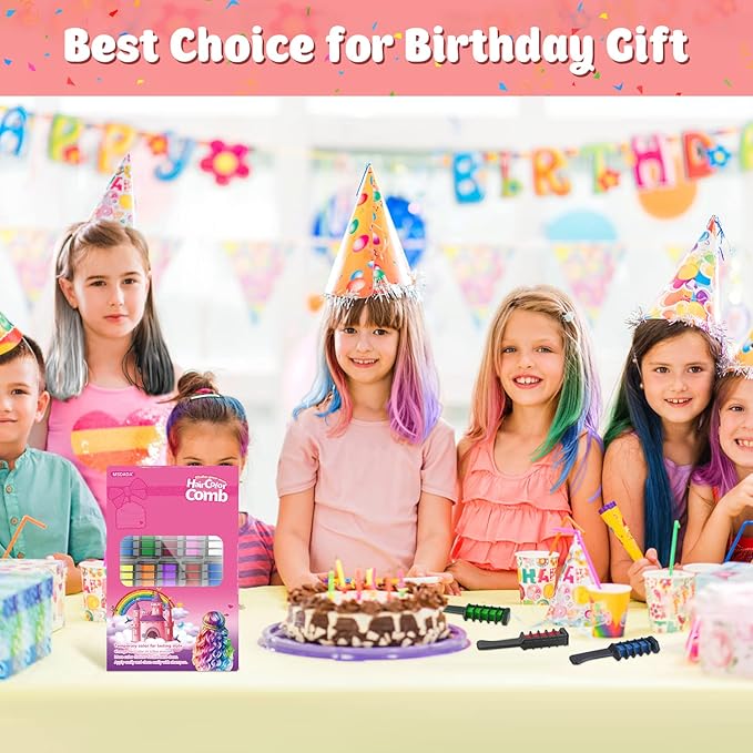 MSDADA 10 Color Hair Chalk