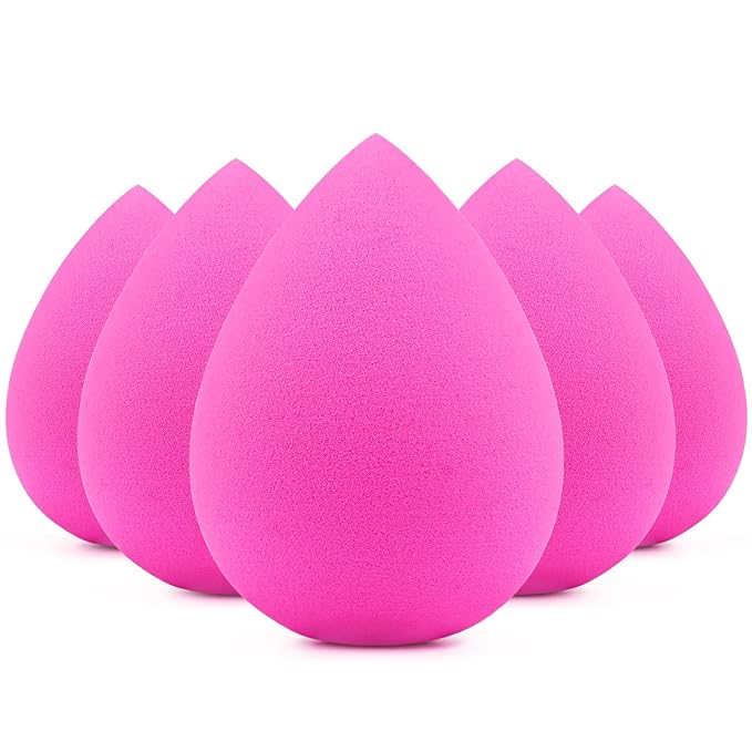 BEAKEY 5 Pcs Makeup Sponges, Latex-Free