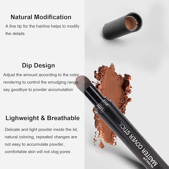 Hairline Powder Stick, Dark Brown