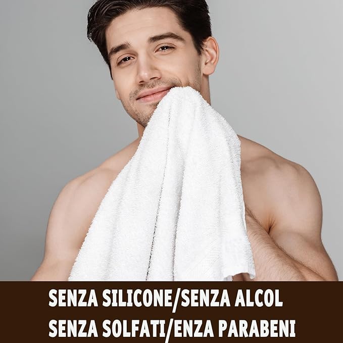 Bath and Body Gift Baskets for Men Body & Earth Sandalwood Mens Bath Set with Body Lotion, Face Wash, Shower Gel, Bubble Bath, Loofah & More, Gift Set for Men,regalos para hombre,Christmas Gifts