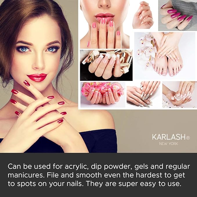 Karlash nail mini orange buffer