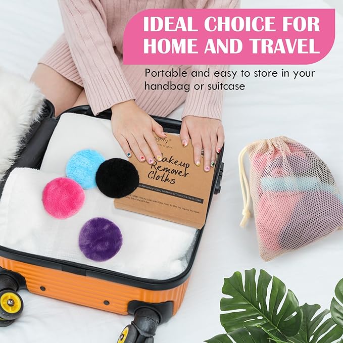 Orighty microfiber makeup remover pads