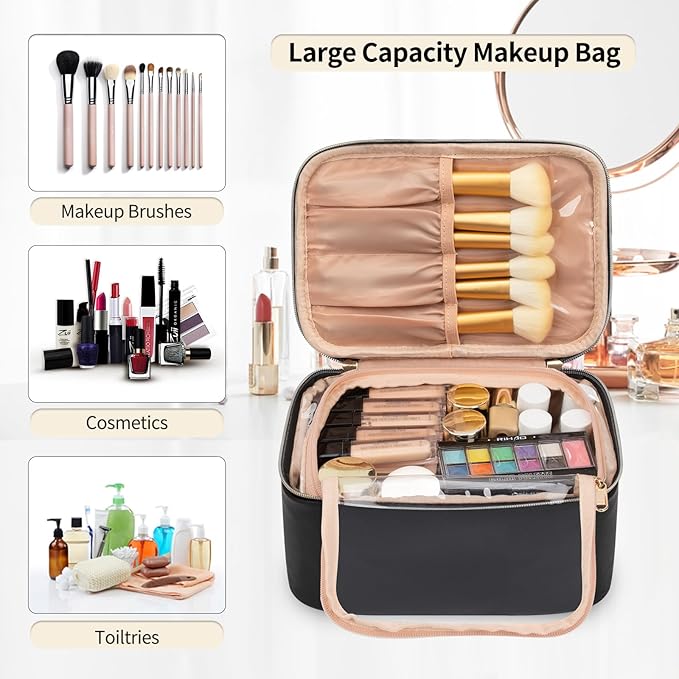 Ocheal makeup bag,travel cosmetic bag