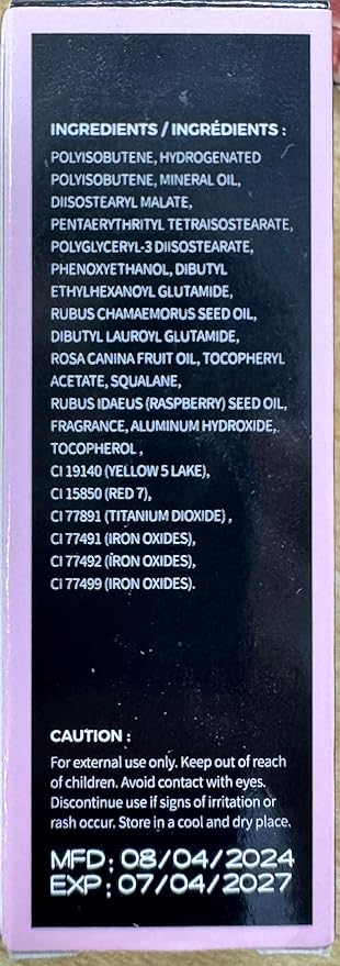 Lip Glow Oil Hydrating 6 Colors, Moisturizing & Glow