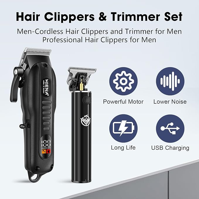 Professional Hair Clippers Set for