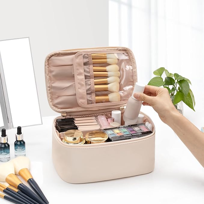 Ocheal makeup bag, portable cosmetic