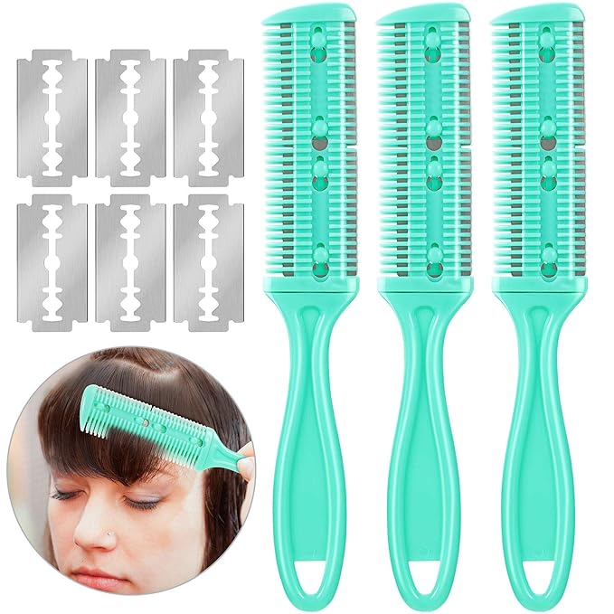 3 Pieces Razor Comb with