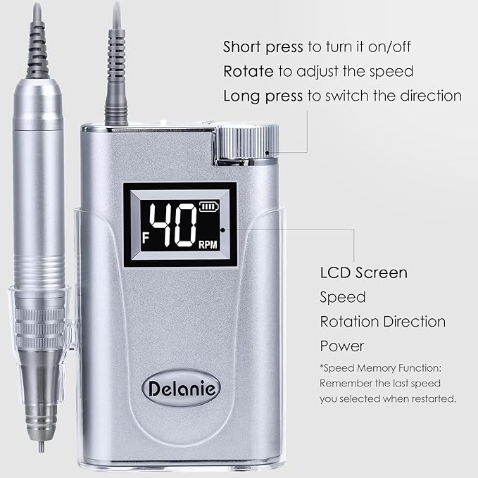 Delanie professional electric nail drill